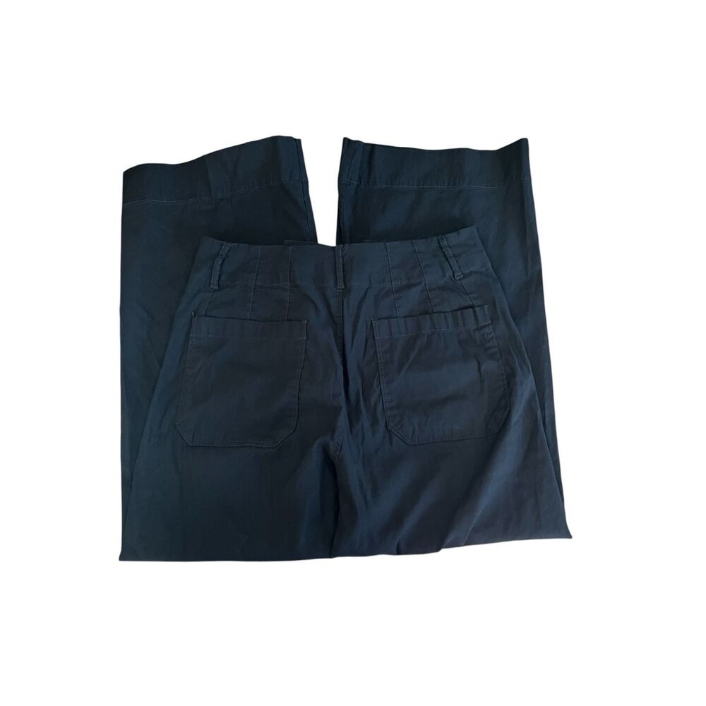 Anthropologie Maeve The Colette Wide Leg Pants Black Size 30 Trouser - Picture 3 of 6